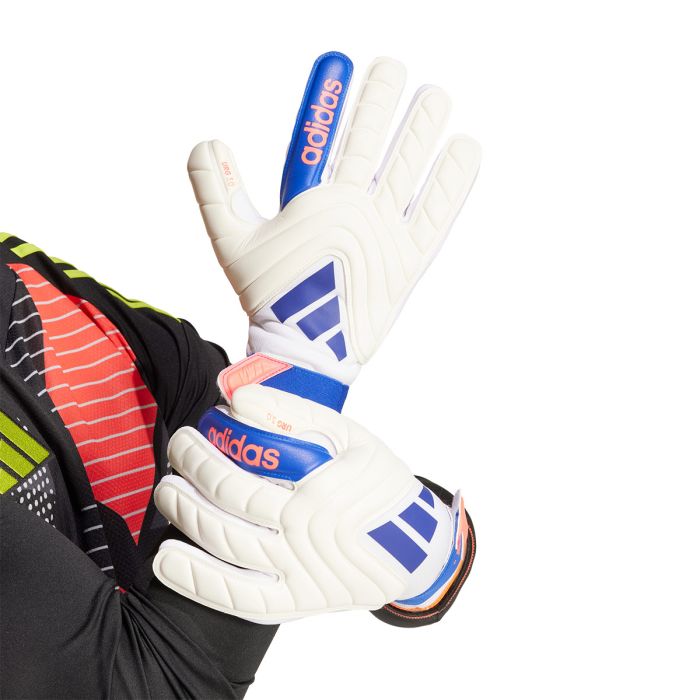 ADIDAS COPA LEAGUE GLOVES WHITE LUCID BLUE SOLAR RED