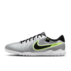 NIKE TIEMPO LEGEND 10 ACADEMY TF - METALLIC SILVER/BLACK/VOLT