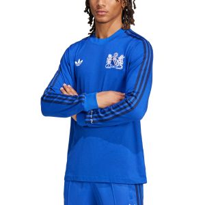 ADIDAS MANCHESTER UNITED GB LIFESTYLER JERSEY - BOLD BLUE