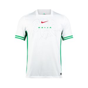 NIKE NIGERIA 2024 HOME REPLICA JERSEY - WHITE/LUCKY GREEN/CHALLENGE RED